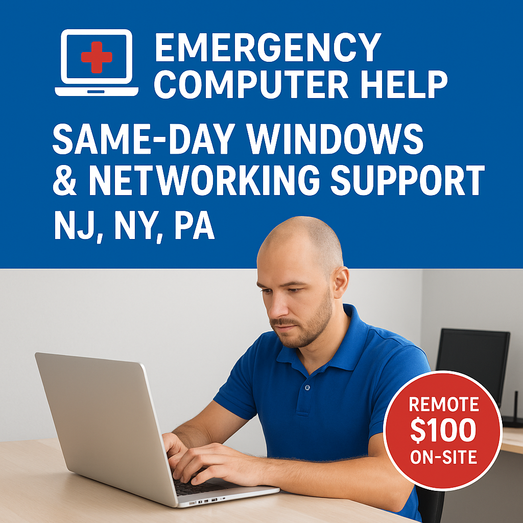 Emergency Computer Help Banner